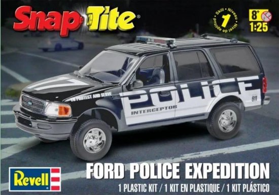 949-12043  -  FORD Expdtn Police Slv - HO Scale