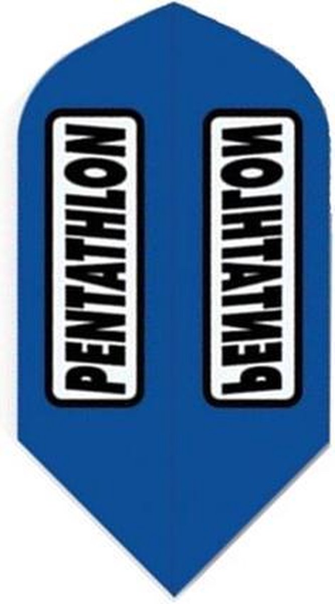 Pentathlon Slim Transparant Blue - Dart Flights