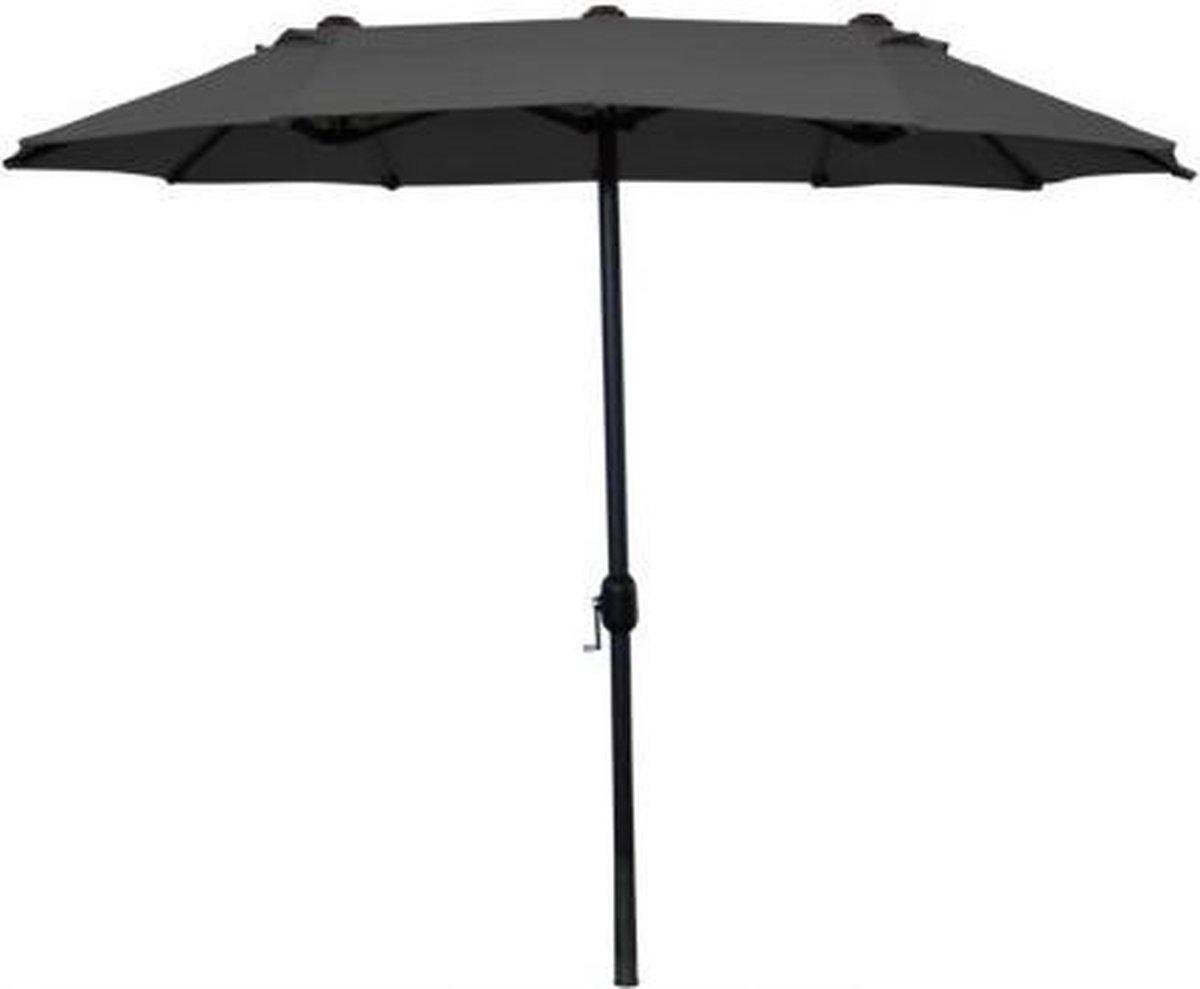 LECO - Parasol - Voor balkon - Antraciet - 270x150 cm