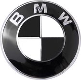 BMW Logo Embleem Stuurwiel 45mm Zwart-Wit