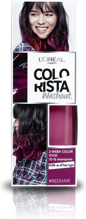 L'Oréal Paris Colorista Washout Haarverf - Rood - 1 Tot 2 Weken Kleuring |  bol.com