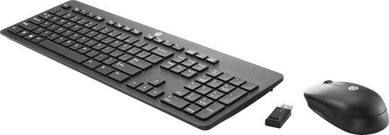 ontsnapping uit de gevangenis inkt Haas HP draadloos plat toetsenbord en muis - QWERTZ (Duits) | bol.com