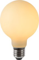 Lucide G80 Filament lamp - Ø 8 cm - LED Dimb. - E27 - 1x5W 2700K - Opaal
