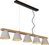 Lucide POSSIO - Hanglamp - 5xE14 - Taupe