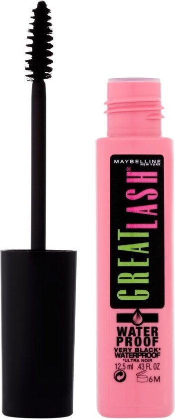 Maybelline Great Lash Waterproof Mascara - Zwart - Maybelline
