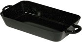 Riess Ovenschaal met handgrepen zwart - Emaille - 33 cm met handgreep - 33 cm - Keuken - Pannenset - Riess - Overschotel - Emaille - Nikkelallergie