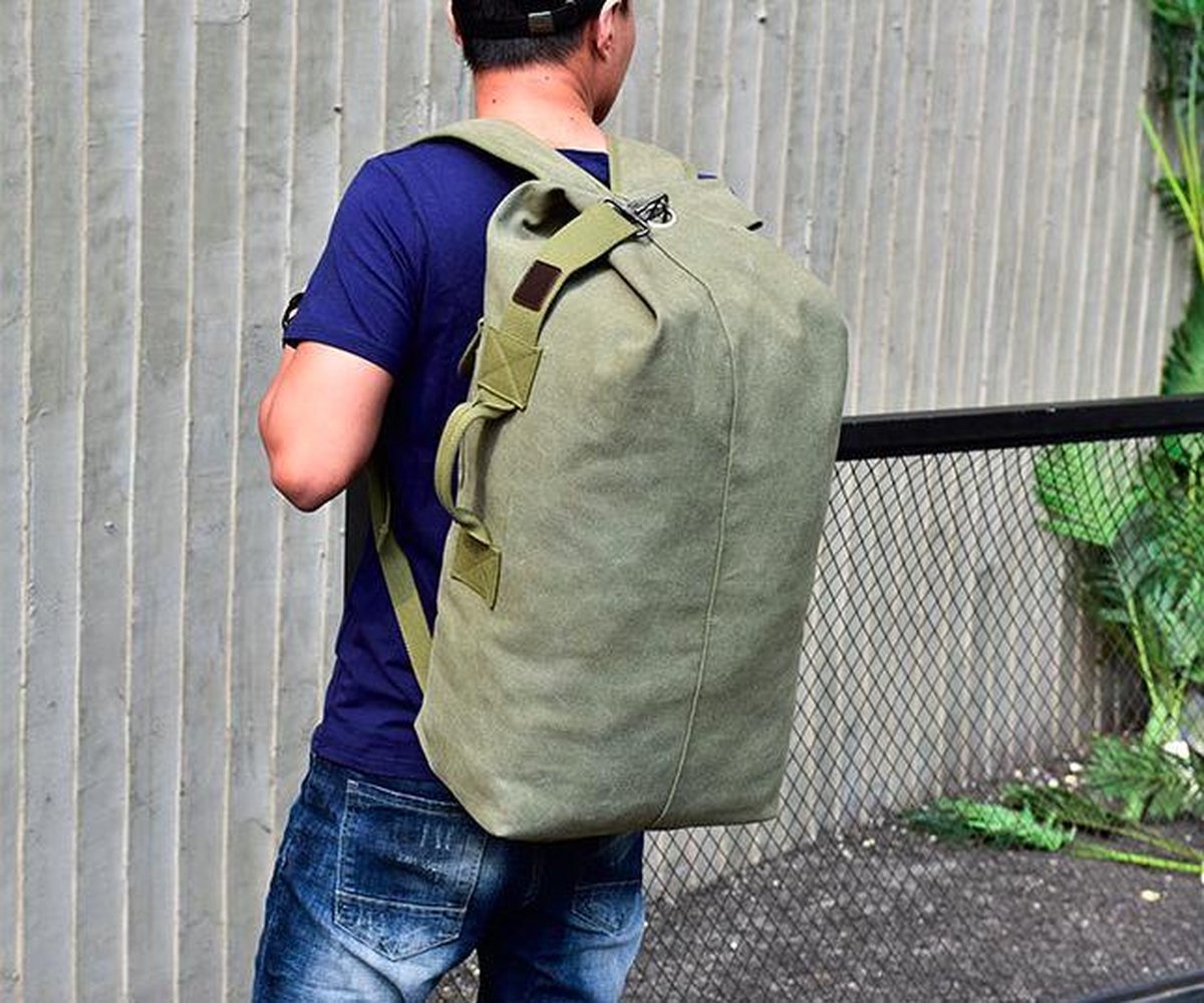 MIRO Luxe Backpack Rugzak Grote Capaciteit Met Zip 50 Liter