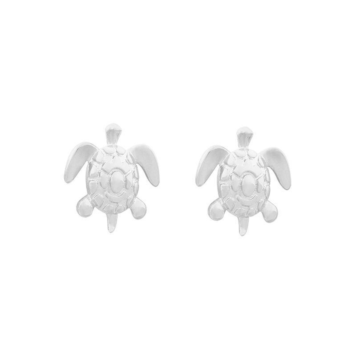 Schildpad oorbellen - zilveren oorbellen schildpad - schildpad oorbellen - gold plated - 925 zilver - zilveren sieraden - zilveren oorbellen studs - schildpadden - kerst cadeau - turtle - luckforyou