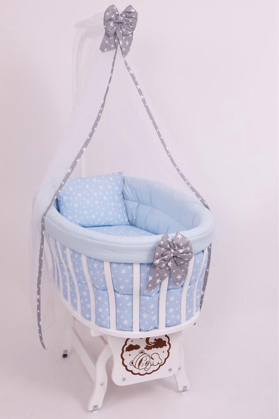 Baby blauw sterretjes compleet met bekleding | bol.com