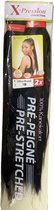 X-Pression Pre-Stretched nummer 1 X-Pression Pre-Stretched Ultra Braid Hair Pack Of 2. Super Light , Hot Water Use , Tangle Free And Brushable. Made with Synthetic Fibre , Bulk braiding with more weight and length than standard brands . Braids can be