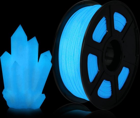 Filament lumineux PLA pour impression 3D, 1.75 MM, brille dans la