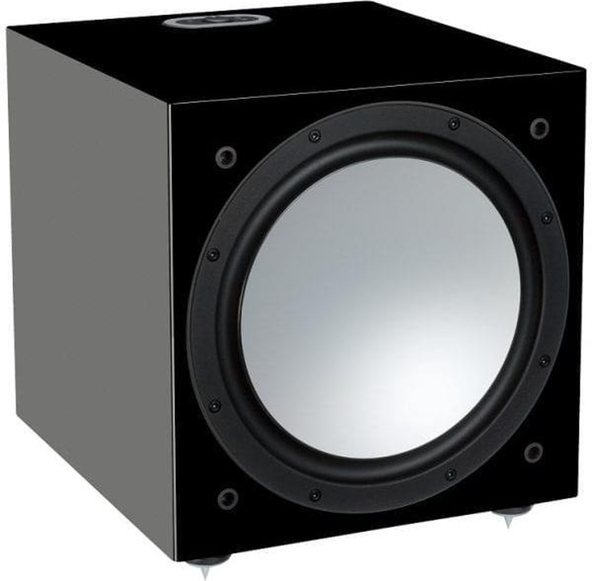 Monitor Audio silver W12 6G subwoofer Hoogglans zwart