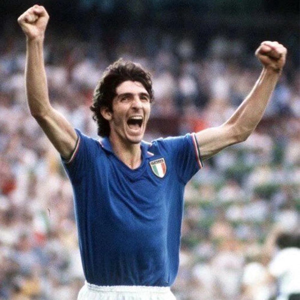 Camiseta Italia Paolo Rossi mundial 1982 jersey maglia (DHL delivery)