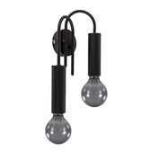 Straluma Wandlamp Toog Dubbel Zwart