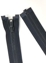 YKK Bolktand rits 6mm - deelbaar zwart 75cm