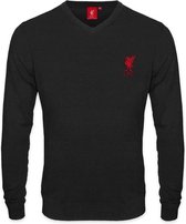 Zwarte V-hals casual sweater Liverpool FC maat S