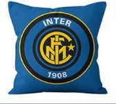 Kussenhoes Kussensloop Voetbalclub Inter Milan 45x45cm
