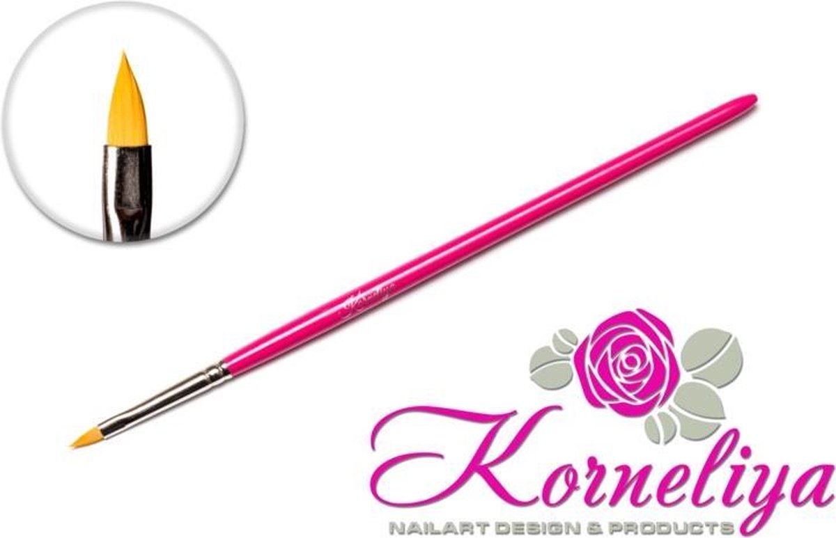 Goedkoopste Nail art penselen - Korneliya Penseel Kattentong Nr 2
