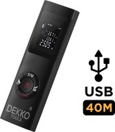 Dekko Tools Mini Télémètre Laser Numérique Professionnel - Portée de 40 mètres - Mesure précise | NOUVEAU modèle 2021