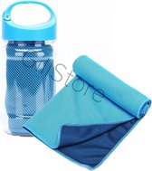 Gilleo - Cool Towel - Ijshanddoek - Voor verkoeling van het Lichaam - Zweet van je lichaam te verwijderen - Towel - Groen