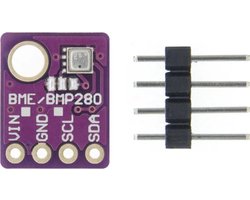 OTRONIC® 3-in-1 sensor Temperatuur Luchtvochtigheid en Luchtdruk | 5V | I2C | Bosch BME280 | Voor Arudino