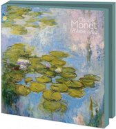 Bekking & Blitz - Wenskaartenmapje - inclusief enveloppen - vierkant - Water lelies - Water lilies - Claude Monet