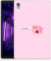 Lenovo Tab M10 HD (2de generatie) Silicone hoesje Pig Mud met transparant zijkanten