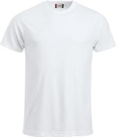 T-shirt bodyfit Basic-T 145 gr / m2 blanc - Taille M