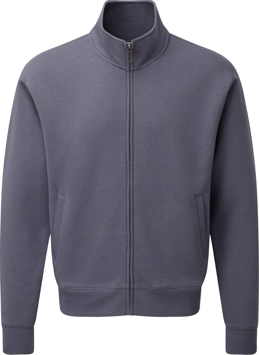 Russell Heren Authentiek Sweatshirt-jasje met volledige ritssluiting Grijs
