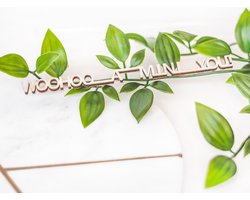 Message in a bottle - Woohoo a mini you! - geboorte cadeau - baby - bevallen - Aankondiging zwangerschap