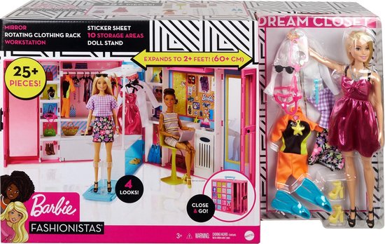 Achat Barbie – Accessoire Barbie Fashionistas le Dressing de Rêve de Barbie  en gros