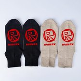 Roblox sokken - ROBLOX - sokken - leuke sokken - games - Roblox fan - zwart of kaki