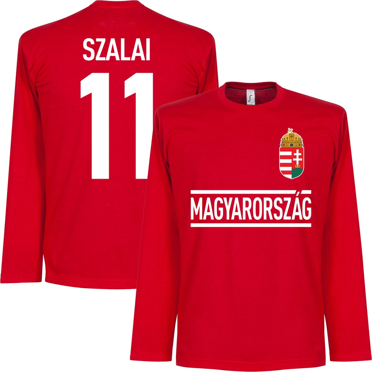Hongarije Szalai 11 Longsleeve T-Shirt - S