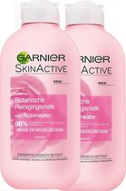 Duo pak Garnier Skin Naturals Essentials Droge Huid - 2x 200ml - Reinigingsmelk