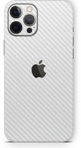 iPhone 12 Pro Skin Carbon Wit - 3M Sticker