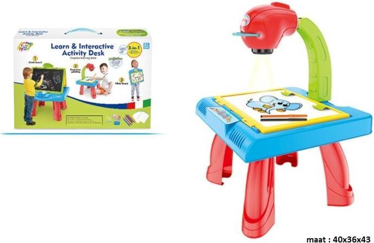 Tekentafel met Projector voor Kinderen (3 ) - Creatief Tekenspel