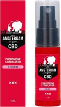 Original CBD Amsterdam - Pheromone Stimulator For Her - 15ml - Pheromones - red - Discreet verpakt en bezorgd