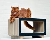 Cat-On® krabmeubel in karton "TELEVISIE-TV" - ZWART