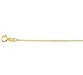 Robimex Collection 925 Zilveren Gourmet ketting 60 cm 1.2 breed mm Goldplated