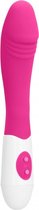 Ribbed Vibrator - Pink - Silicone Vibrators - pink - Discreet verpakt en bezorgd