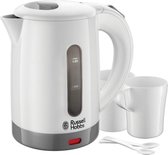 Russell Hobbs 23840-70 Travel Reiswaterkoker + 2 Kopjes 1000W 0.85L Wit