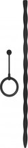 Silicone Plug & Cock Ring Set - Urethral Sounding - Black - Urethral Toys - black - Discreet verpakt en bezorgd