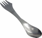 RVS spork; lepel, vork en mes in één!