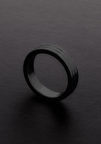 Golden Black Ribbed C-Ring (10x45mm) - Cock Rings - Discreet verpakt en bezorgd