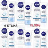 NIVEA Essentials Hydraterend SPF 15 - 50 ml - Dagcrème (6 STUKS)
