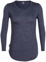 Icebreaker - Solace Long Sleeve - Thermoshirt - Dames - Blauw - Maat XL