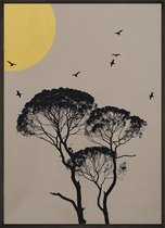 Birds In The winter Sun Poster - 20x30 cm - Studio Trenzy