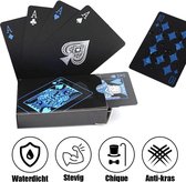 MyStand® Luxe Speelkaarten Waterdicht | Special Edition Pokerkaarten - Poker Kaartspel - Spel Kaarten | Blauw/Zwart