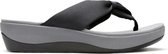 Clarks Arla Glison Dames Slippers - Black Textile - Maat 41