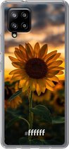 6F hoesje - geschikt voor Samsung Galaxy A42 -  Transparant TPU Case - Sunset Sunflower #ffffff